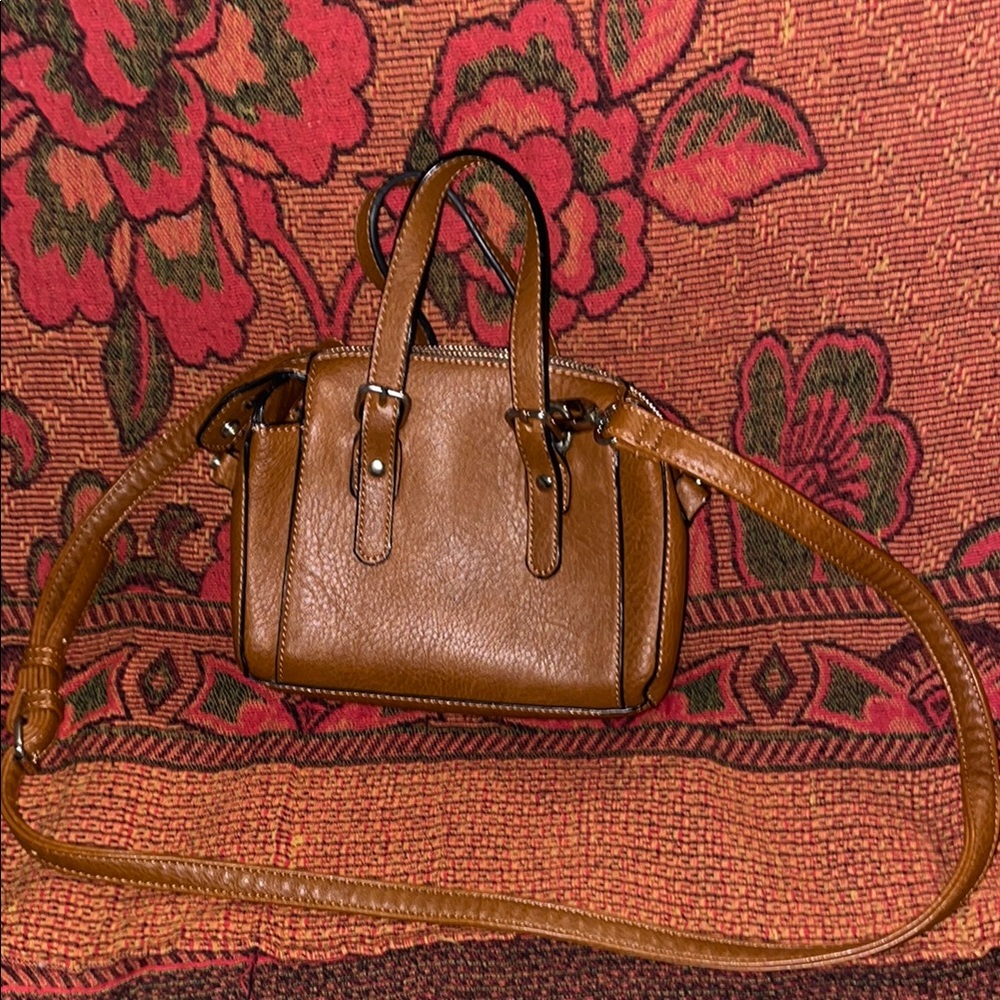 Forever 21 Brown Mini Bag with Structured Design - Picture 5 of 7